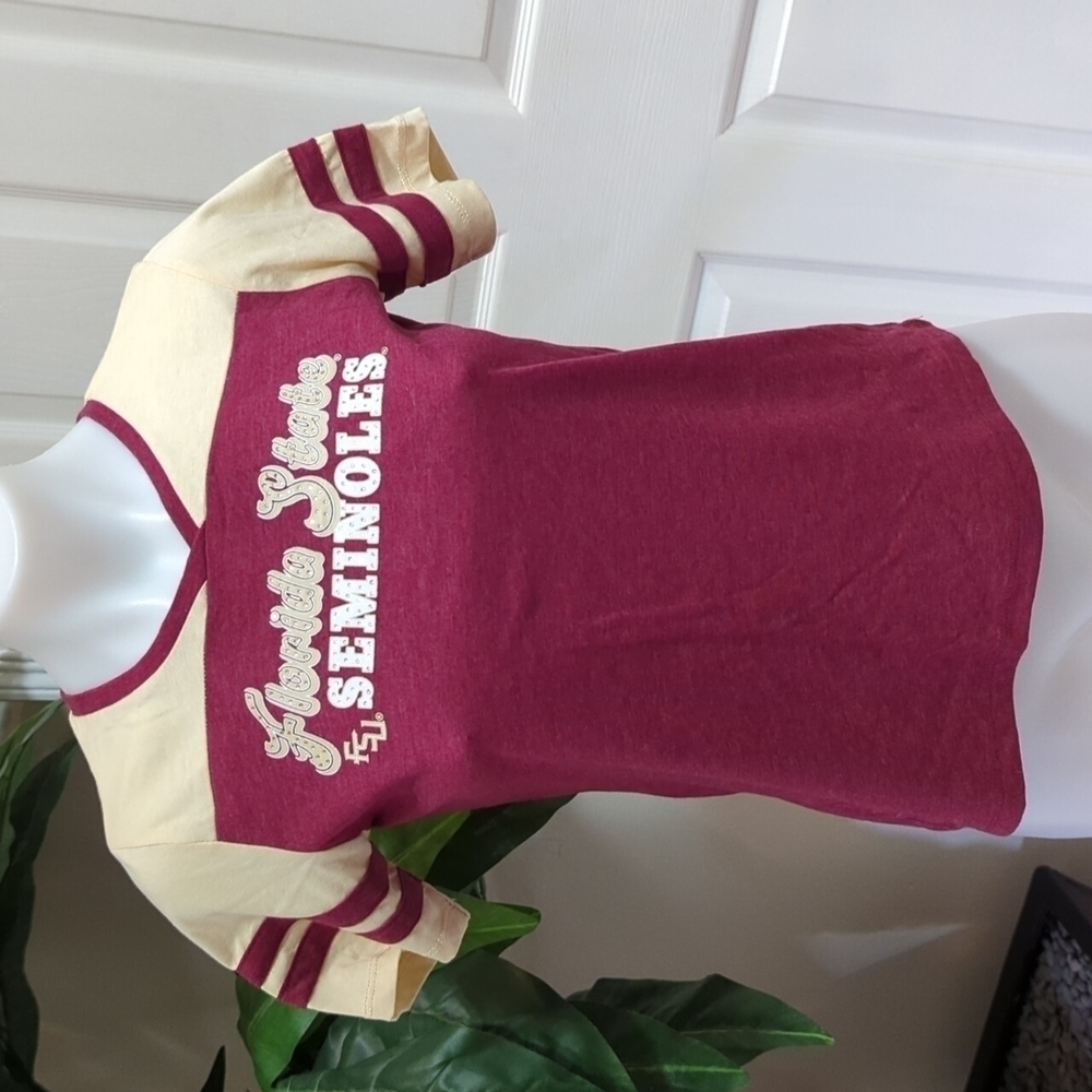 Colosseum Girl's Short Sleeve Tee FSU Size XL (14-16) Women's XS